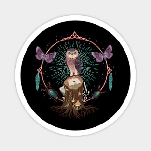 Enchanted Woodland Secret Keeper And Dream Catcher Magnet